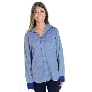 Artisan De Luxe Navy Blue Sophia Long Sleeve Shirt